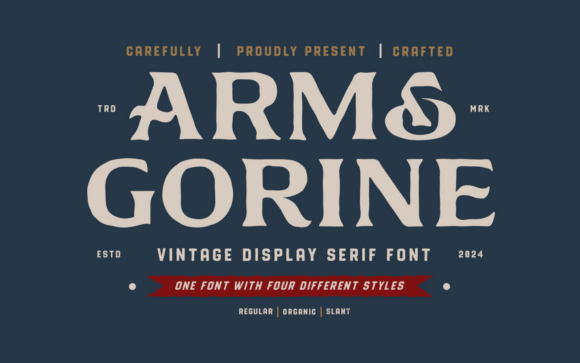Arm Gorine: A Premium Font for Timeless Elegance