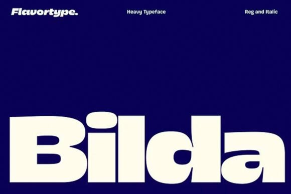 Bilda: The Bold and Charismatic Font for Modern Marketers