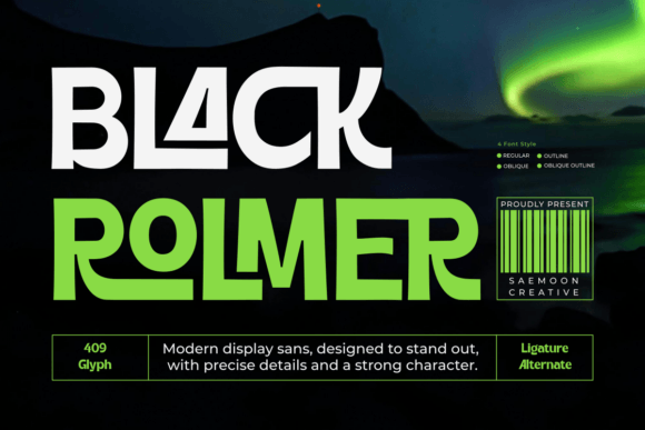 Black Rolmer: A Bold and Clean Display Font for Impactful Web Design