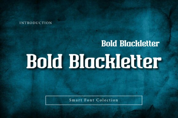 Bold Blackletter Font for Modern Web Design