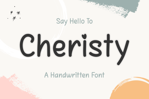 Cheristy Font: Modern Handwritten Charm for Makers