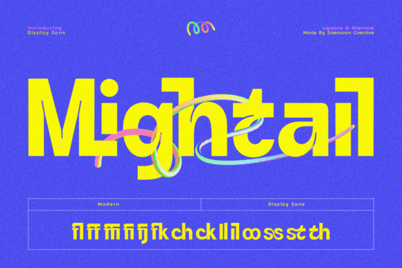 Discover the Bold Charm of Mightail Font