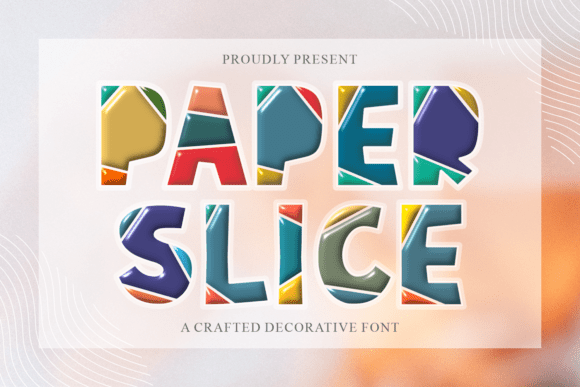 Discover the Creative Charm of Paper Slice Font