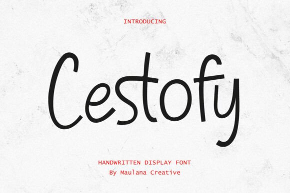 Discover the Elegance of Cestofy: A Versatile Script Font