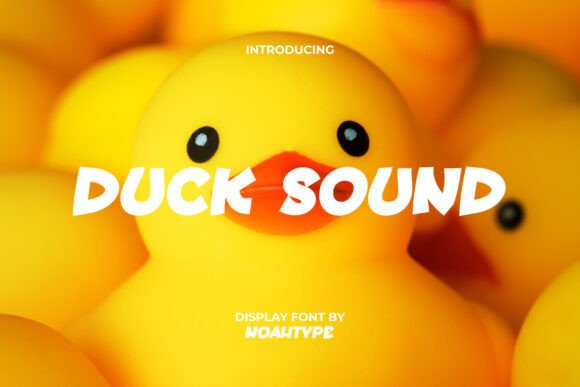 Duck Sound: A Playful and Bold Sans Serif Font