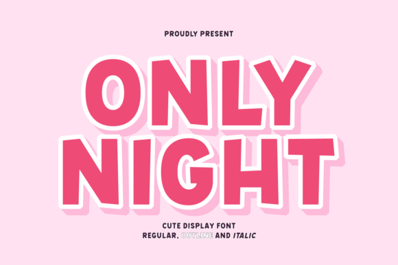 Enhance Your Brand with Only Night Font