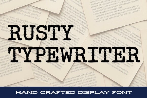 Enhance Your Brand with Rusty Typewriter Font