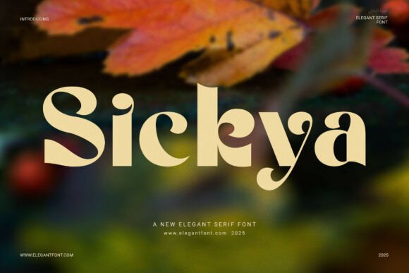 Enhance Your Brand with Sickya Serif Font