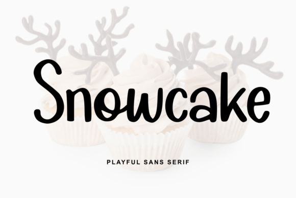 Enhance Your Brand with Snowcake: A Playful Handwritten Font