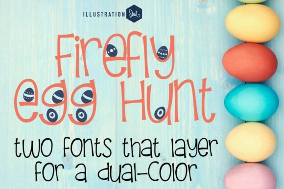 Firefly Egg Hunt: A Whimsical Font for Creative Branding