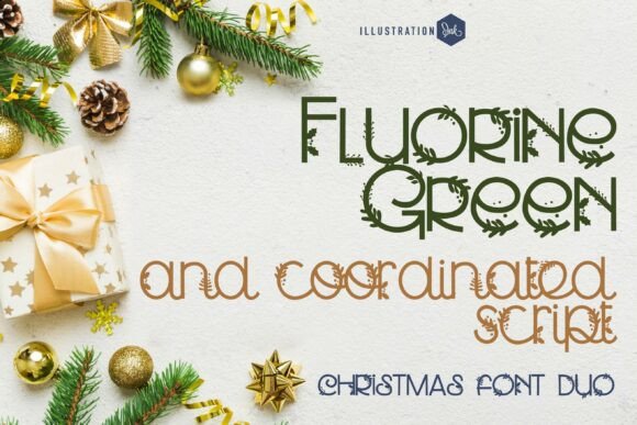Fluorine Green Duo: A Versatile Decorative Font for Editorial Design