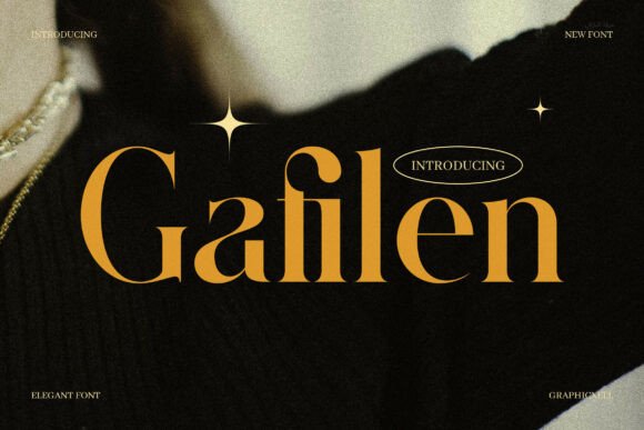Gafilen: A Timeless Serif Font for Modern Web Design