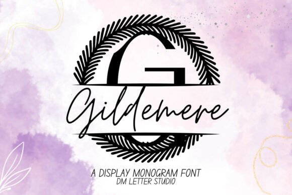 Gildemere Split Monogram Font for Premium Digital Branding