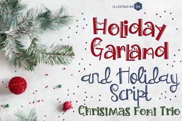 Hollyday Garland Trio Font: A Versatile Typeface for Creative Campaigns