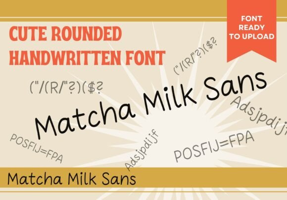 Matcha Milk Sans Font for Editorial Design