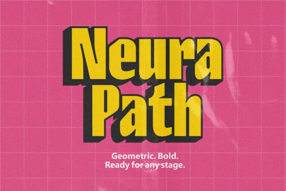 Neura Path: A Bold Display Font for Modern Branding