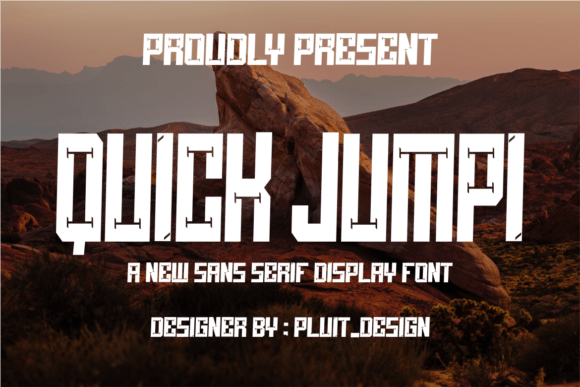 Quick Jumpi: The Perfect Font for Bold and Futuristic Designs