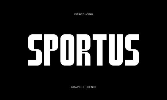 Sportus Font Review: Geometric Strength for Active Branding