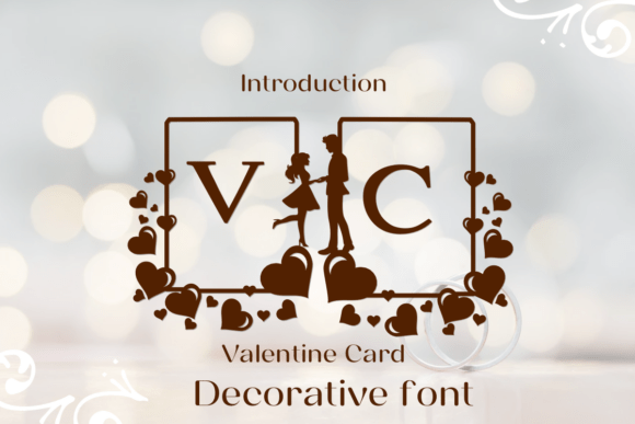 Valentine Card Font: A Decorative Masterpiece for Romantic Designs