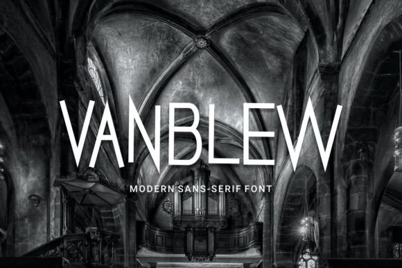 Vanblew: Elevate Your Brand with a Sleek, Modern Typeface